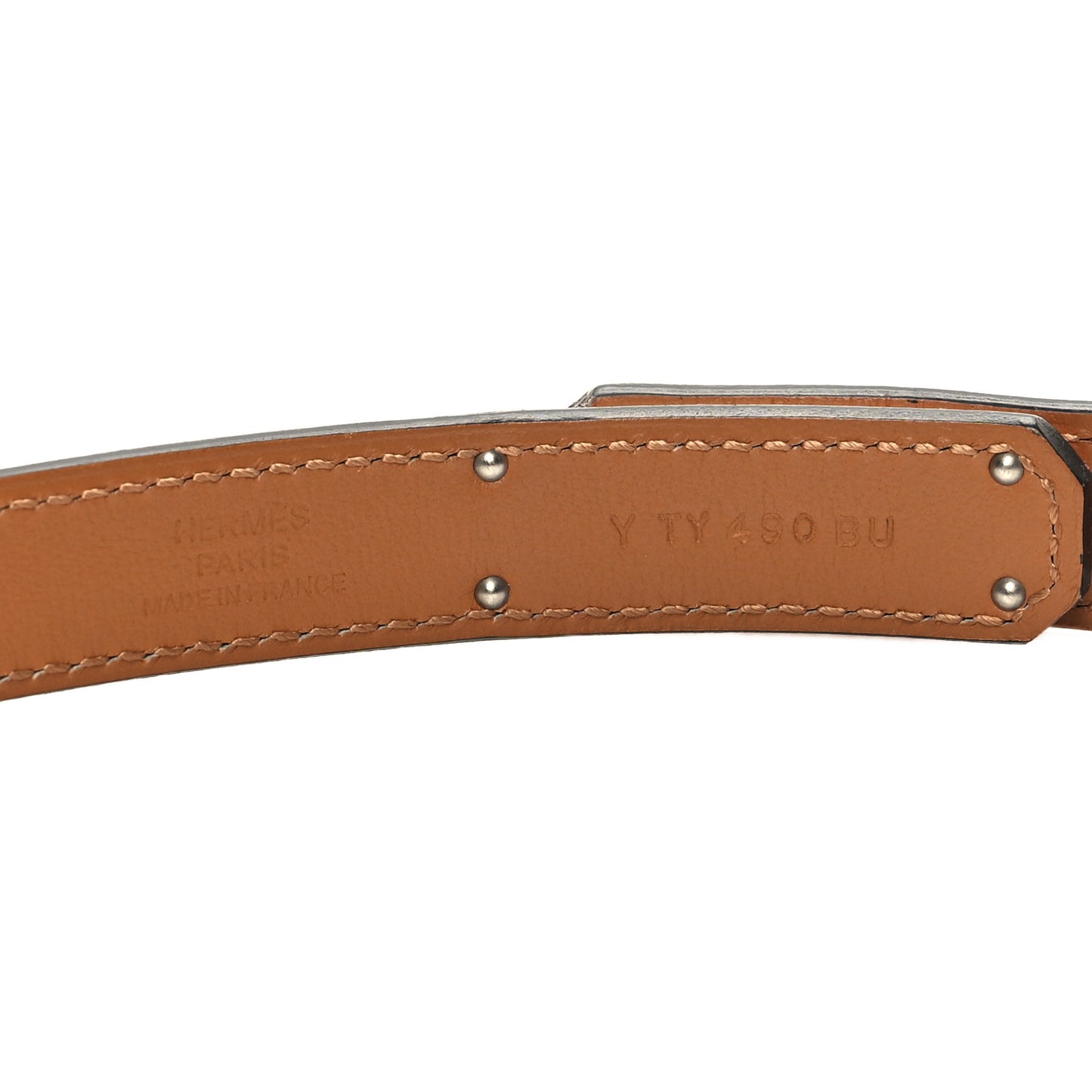 Epsom Kelly Pocket Belt Rose Mexico