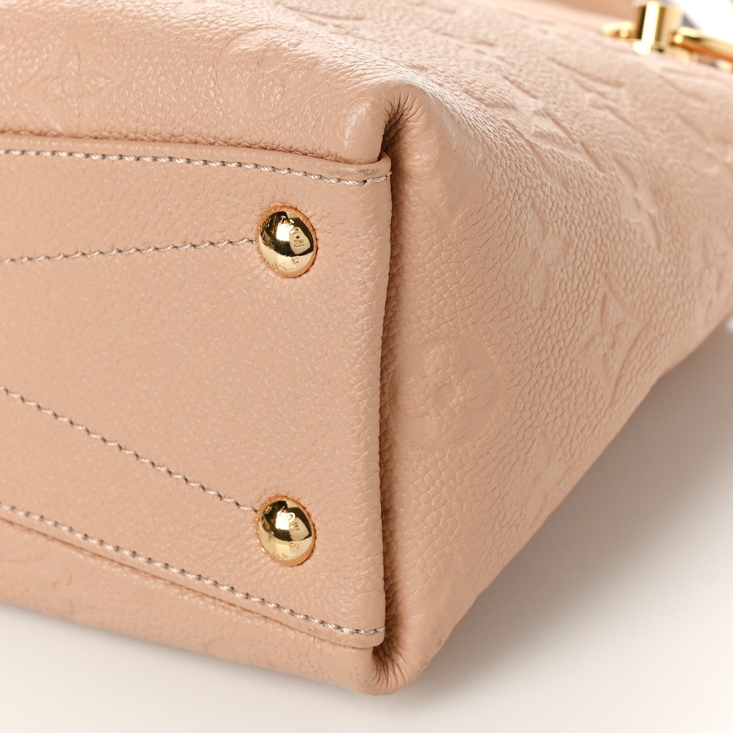 Louis Vuitton Empreinte V Tote BB Beige Rose Creme 8 of 8
