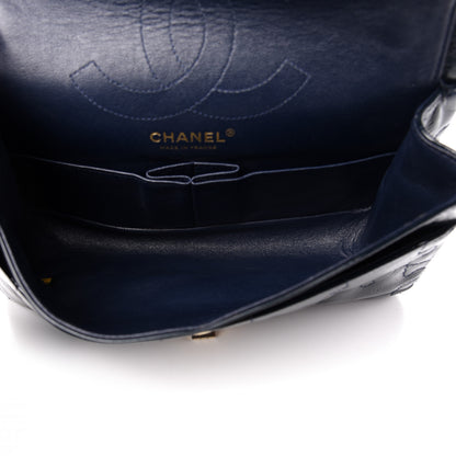 Chanel Crackled Patent Calfskin Puzzle 2.55 Reissue 225 Flap Black 6 of 13