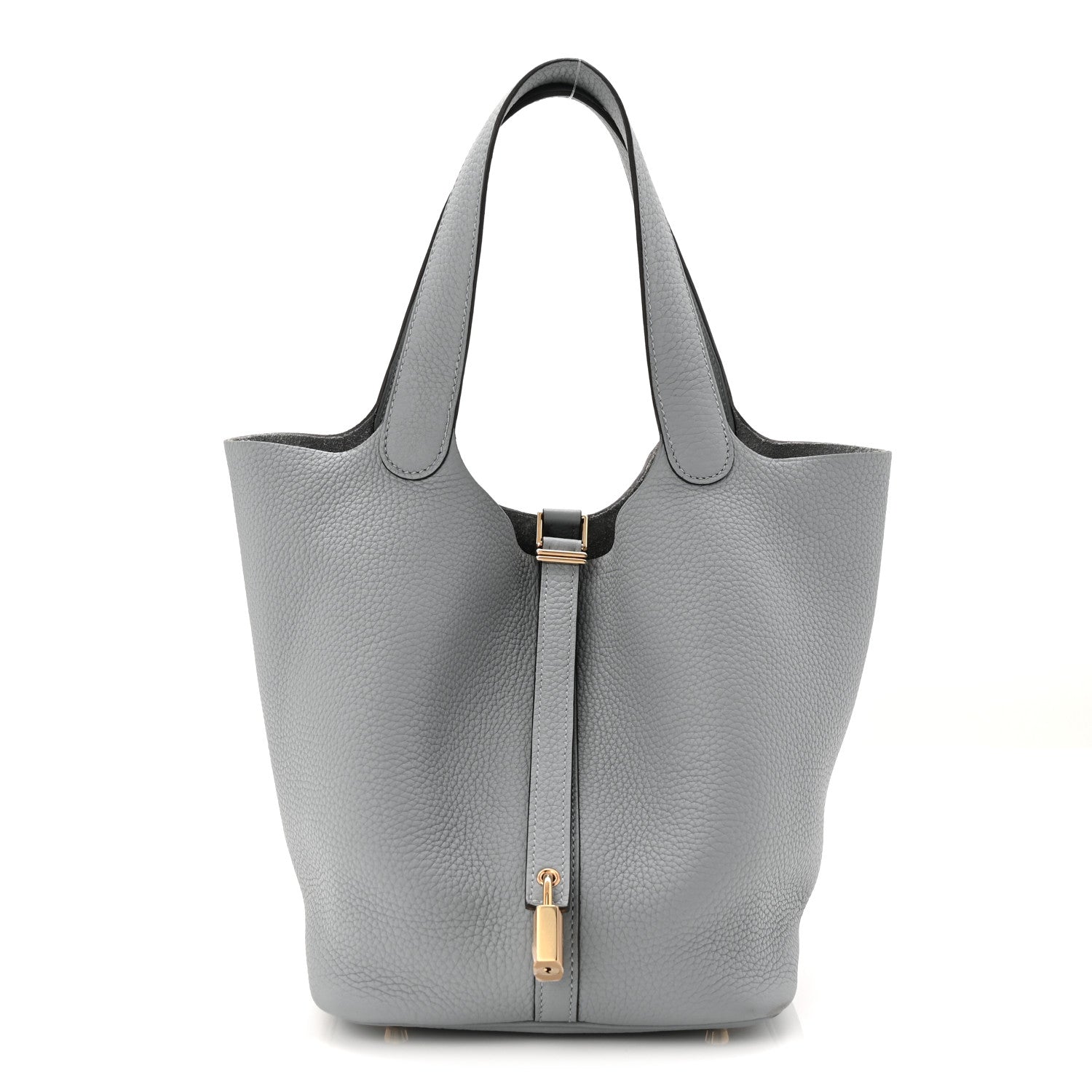 Hermes Taurillon Clemence Picotin Lock 22 MM Gris Pantin 1 of 11