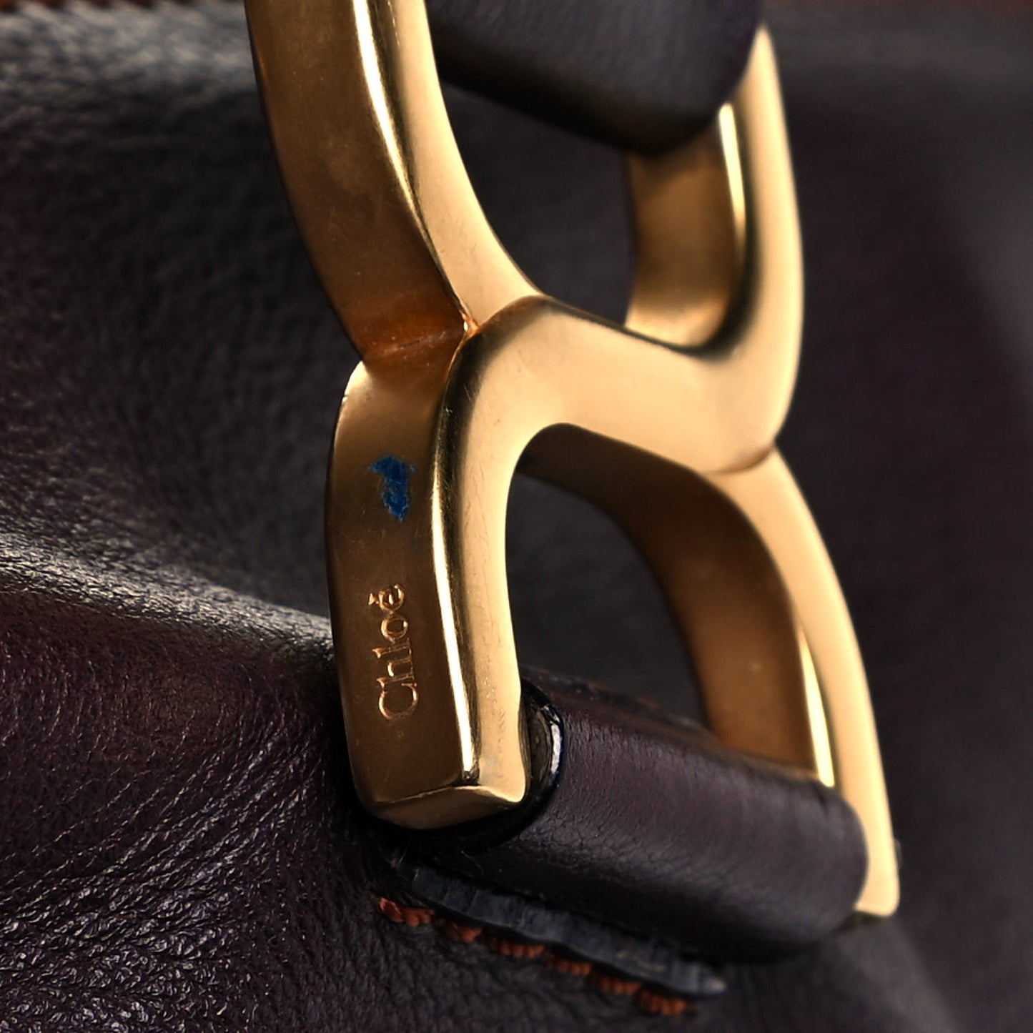 Calfskin Large Marcie Satchel Truffle