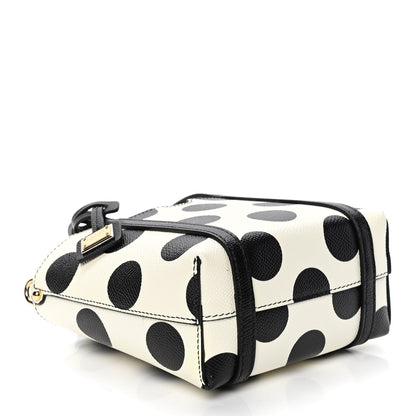 Dolce & Gabbana Dauphine Polka Dot Mini Crossbody Bag White 3 of 4