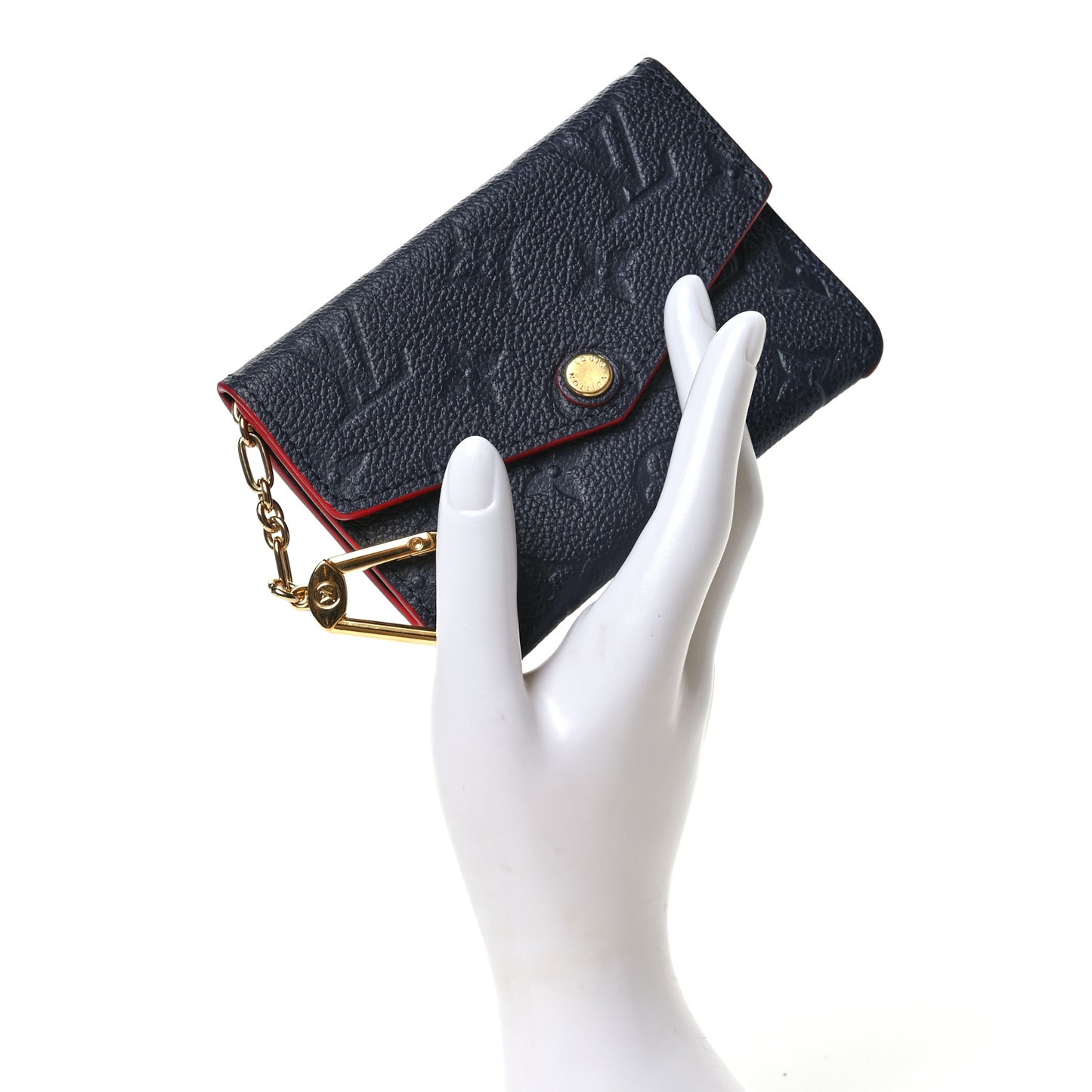 Empreinte Key Pouch Marine Rouge