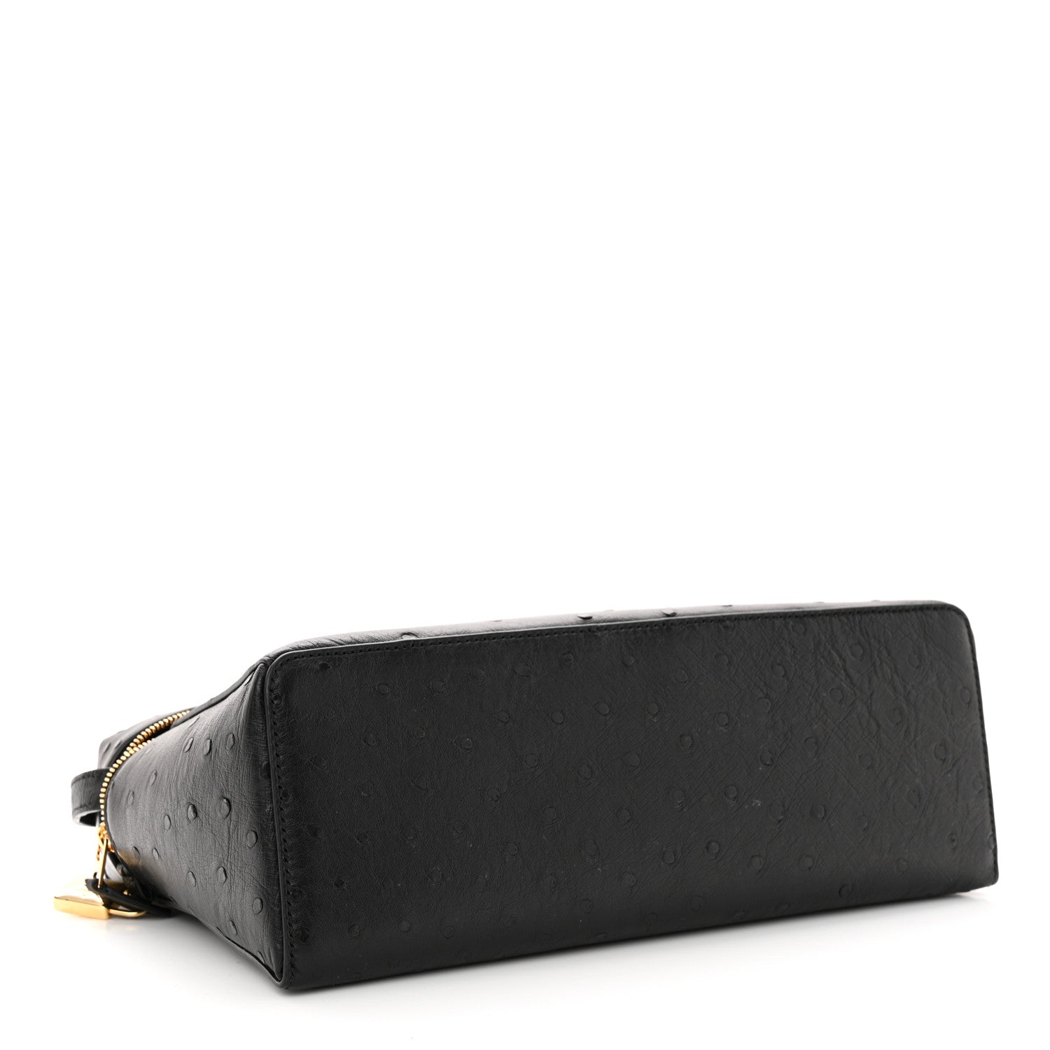 Loro Piana Ostrich Extra Bag L27 Black 1510113 – FASHIONPHILE