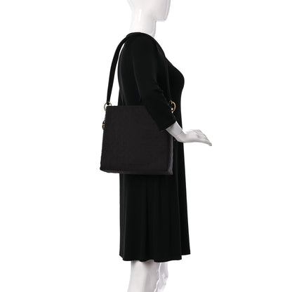 Christian Dior Nylon Cannage Shoulder Bag Marron Fonce 2 of 11