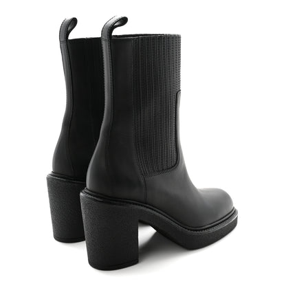 Hermes Calfskin Donia 70 Ankle Boots 36 Black 5 of 9