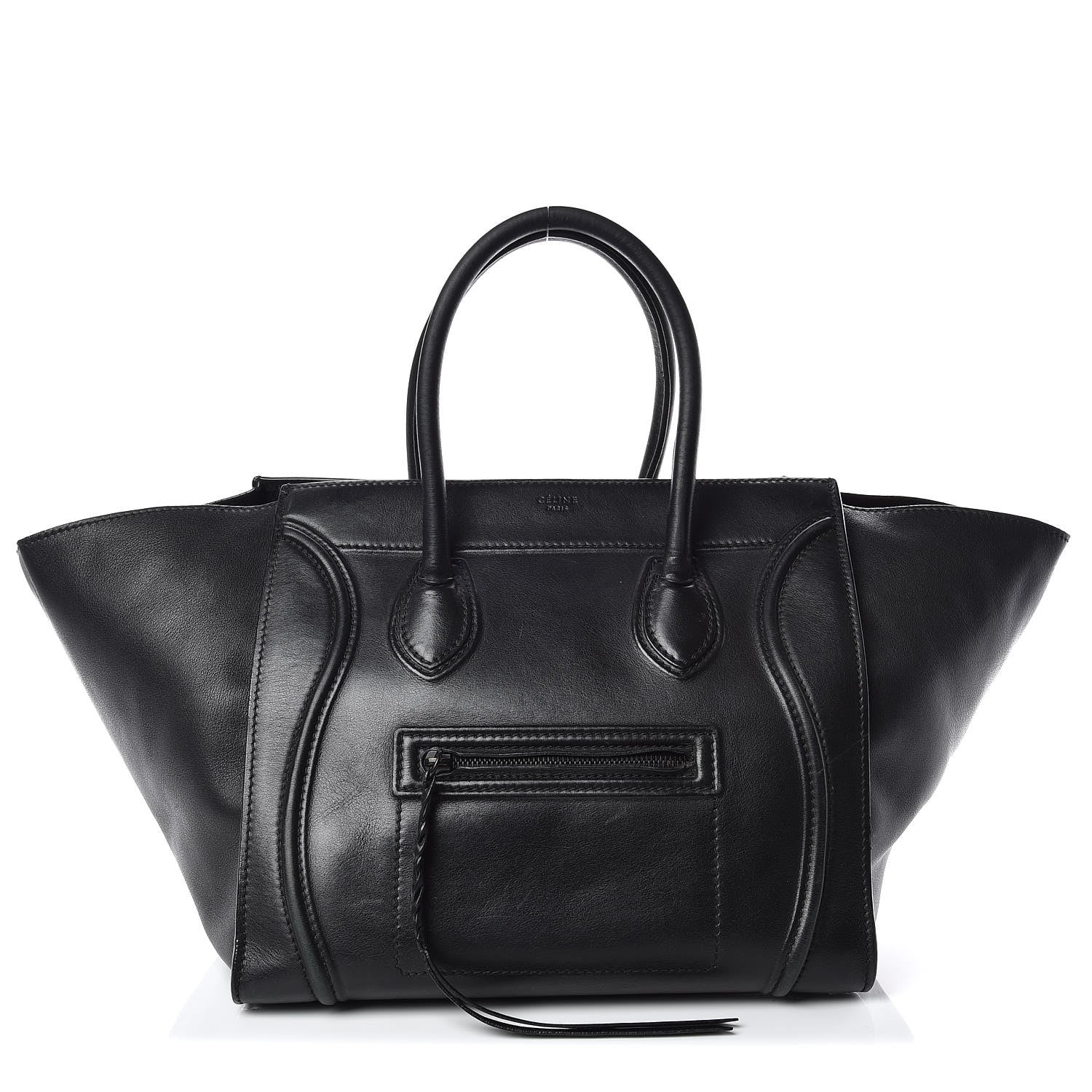 Celine Smooth Calfskin Medium Phantom Luggage Black 1 of 29