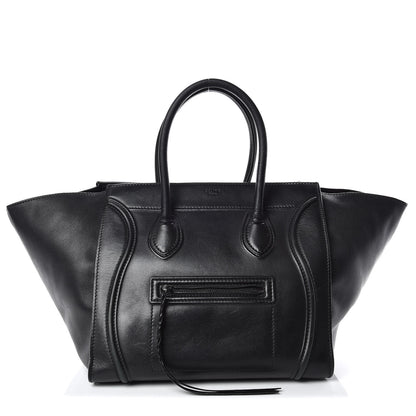 Celine Smooth Calfskin Medium Phantom Luggage Black 1 of 29