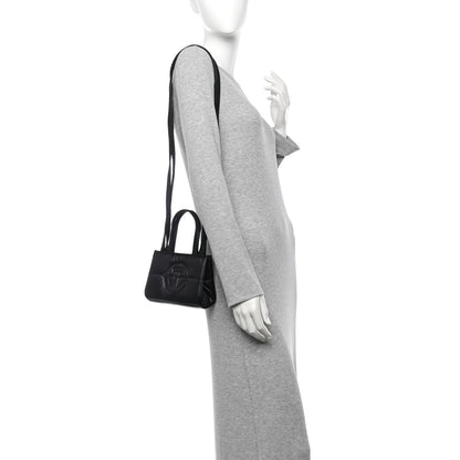 Telfar Nylon Small Puff Shopping Bag Black 2 of 11