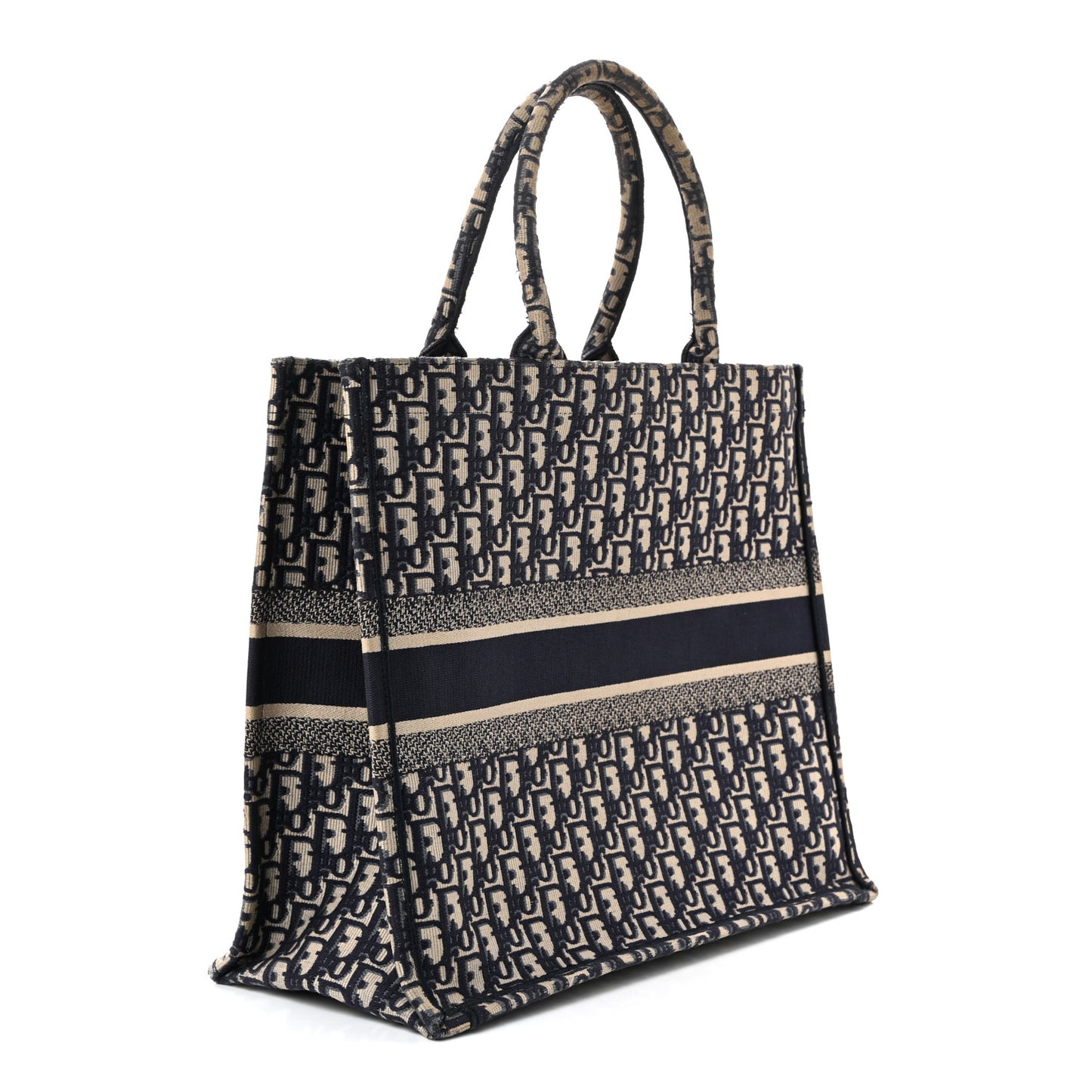 Oblique Large Book Tote Blue Multicolor