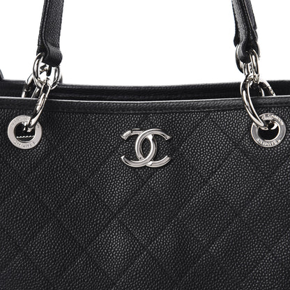 Chanel Caviar Stitched Shopping Tote Black 11 of 11