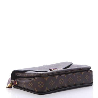 Louis Vuitton Monogram Braided Pochette Metis Safran 3 of 10