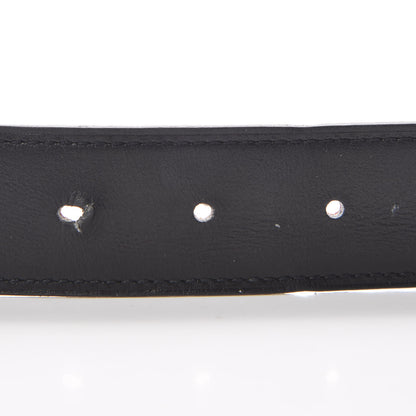 Hermes Box Togo 32mm H Belt 80 Black Orange 4 of 9
