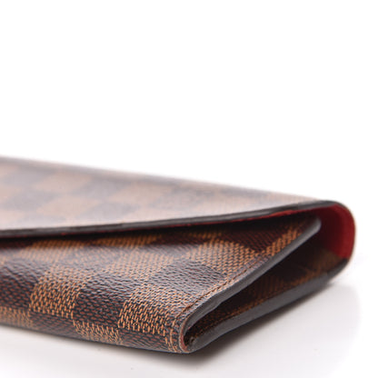 Louis Vuitton Damier Ebene Josephine Wallet Red 11 of 17