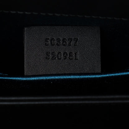 Gucci Suede Patent GG Web Small Ophidia Chain Shoulder Bag Black 6 of 14