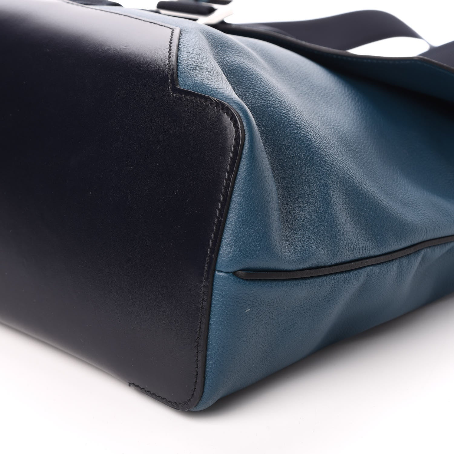 Hermes Taurillon Cristobal Cityslide Messenger Colvert Bleu Indigo 8 of 9