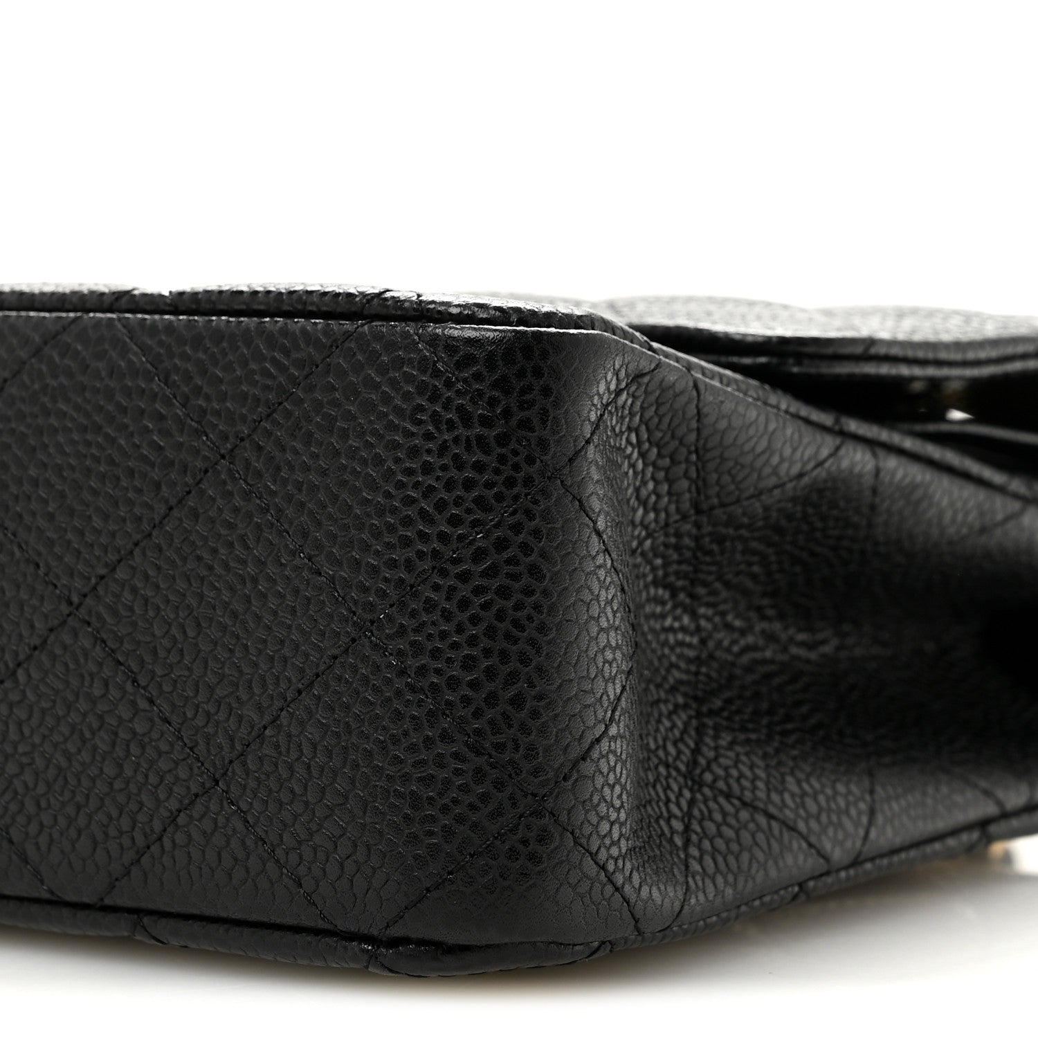Chanel Caviar Quilted Medium Double Flap Black Black 10 of 11