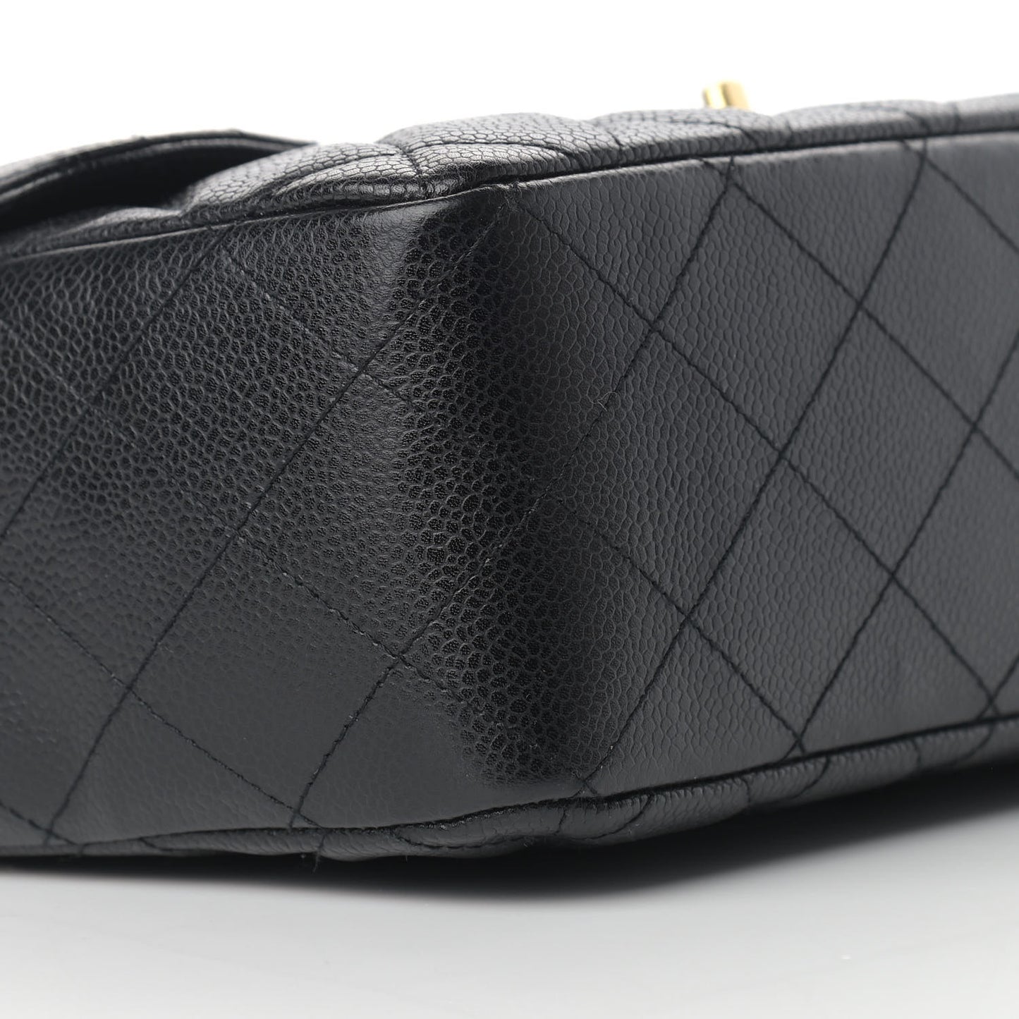 Caviar Quilted Jumbo Single Flap Black