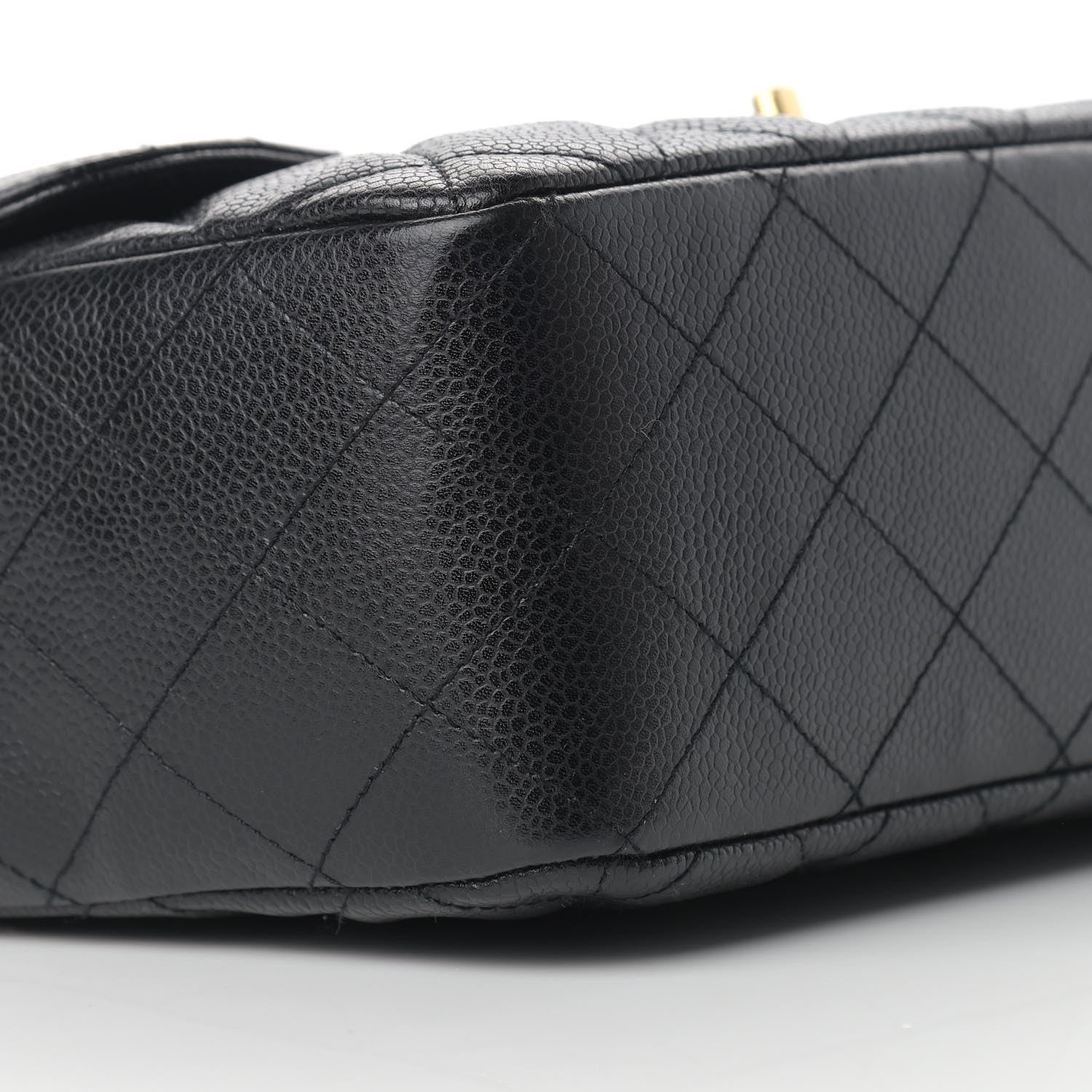 Chanel Caviar Quilted Jumbo Single Flap Black 7 of 16