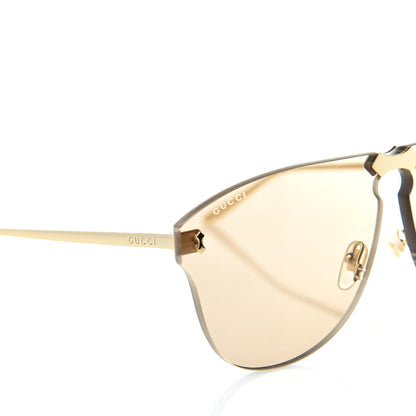 Gucci Rimless Sunglasses GG0354S Gold 7 of 8