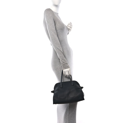 The Row Matte Grained Calfskin Soft Margaux 12 Black 2 of 9