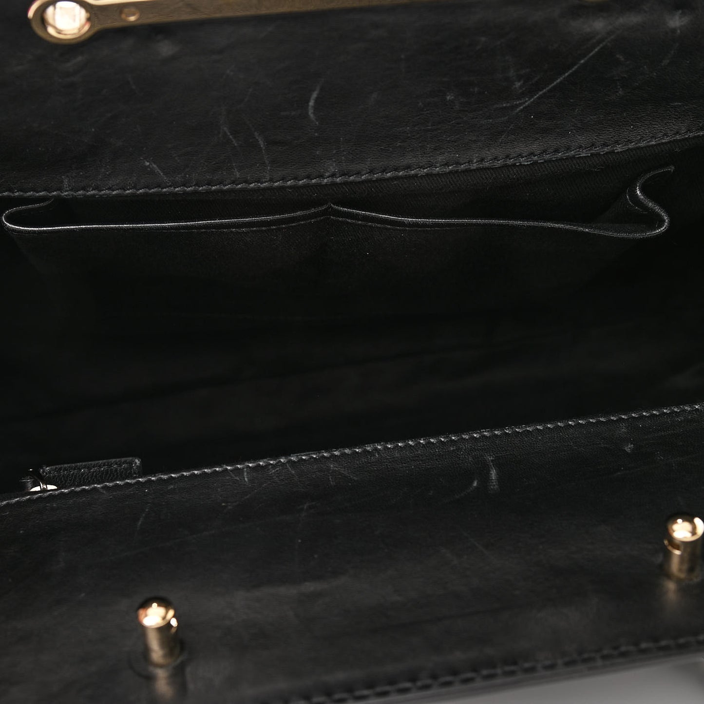 Nappa Quilted Satchel Black