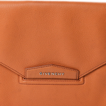 Givenchy Sugar Goatskin Medium Antigona Envelope Clutch Orange 13 of 13