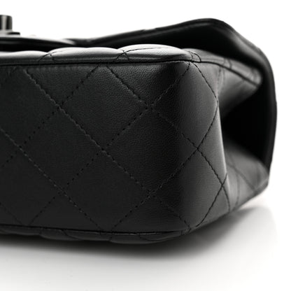 Chanel Lambskin Quilted Mini Top Handle Rectangular Flap So Black 10 of 11
