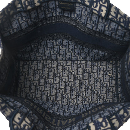 Christian Dior Oblique Medium Book Tote Blue Multicolor 5 of 9