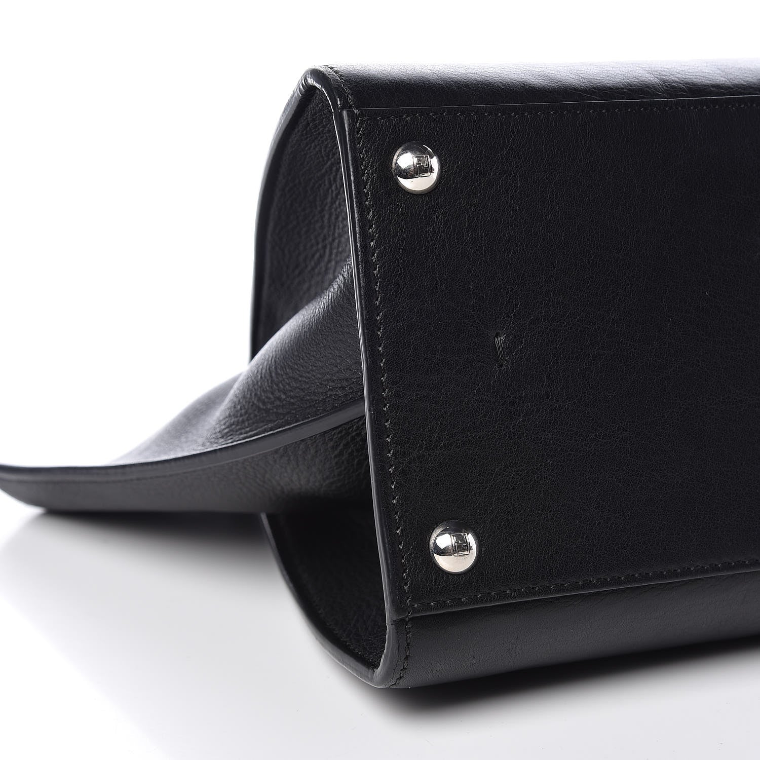 Fendi Vitello Dolce Petite 3jours Tote Black 9 of 10