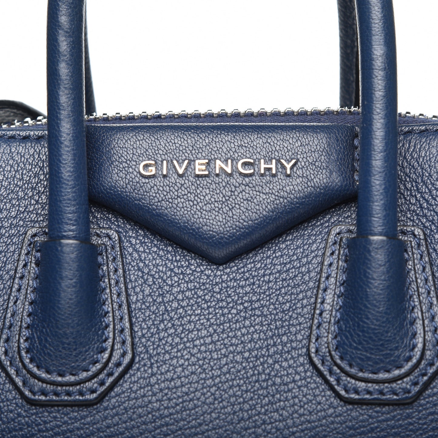 Sugar Goatskin Mini Antigona Night Blue