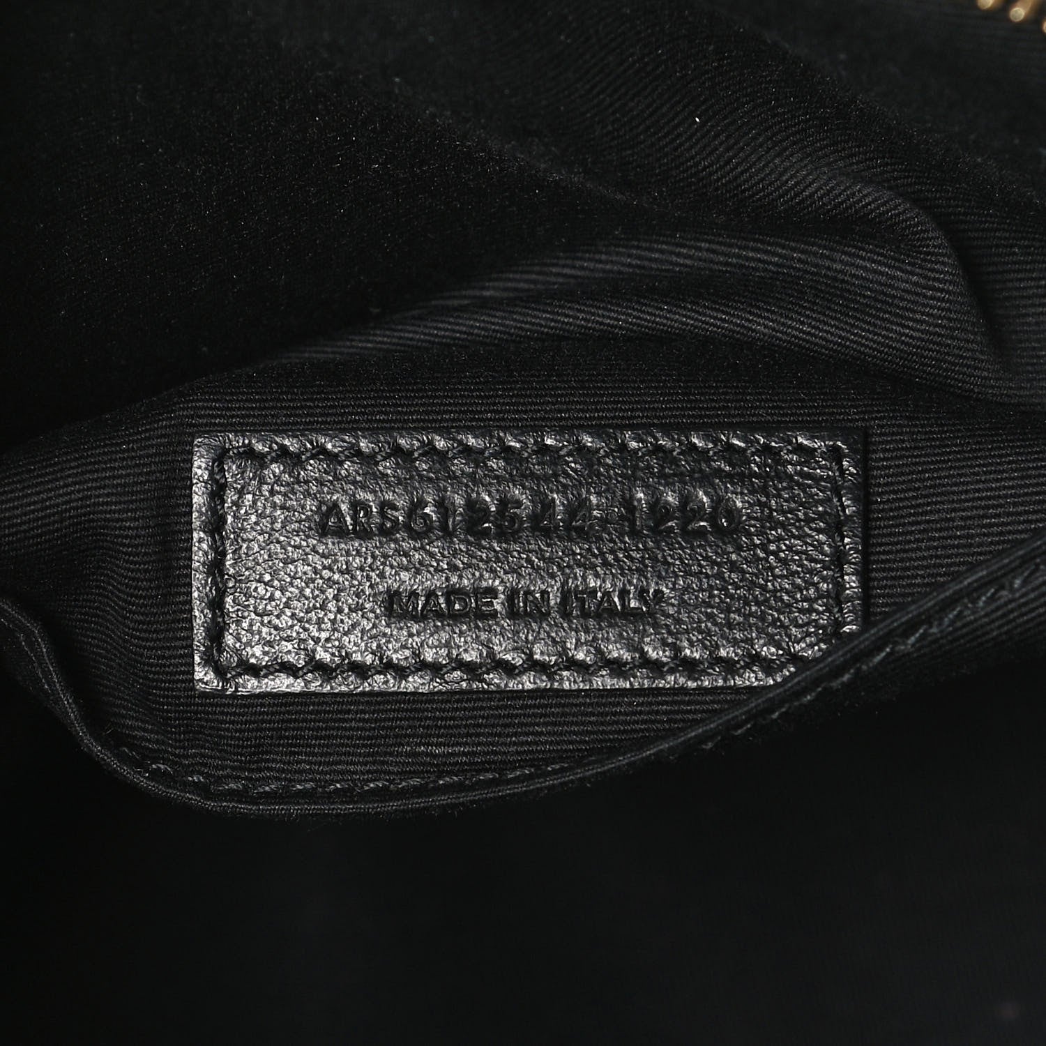 Saint Laurent Calfskin Matelasse Monogram Lou Camera Bag Black 6 of 10