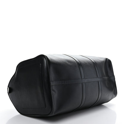 Louis Vuitton Epi Keepall 50 Black 4 of 11