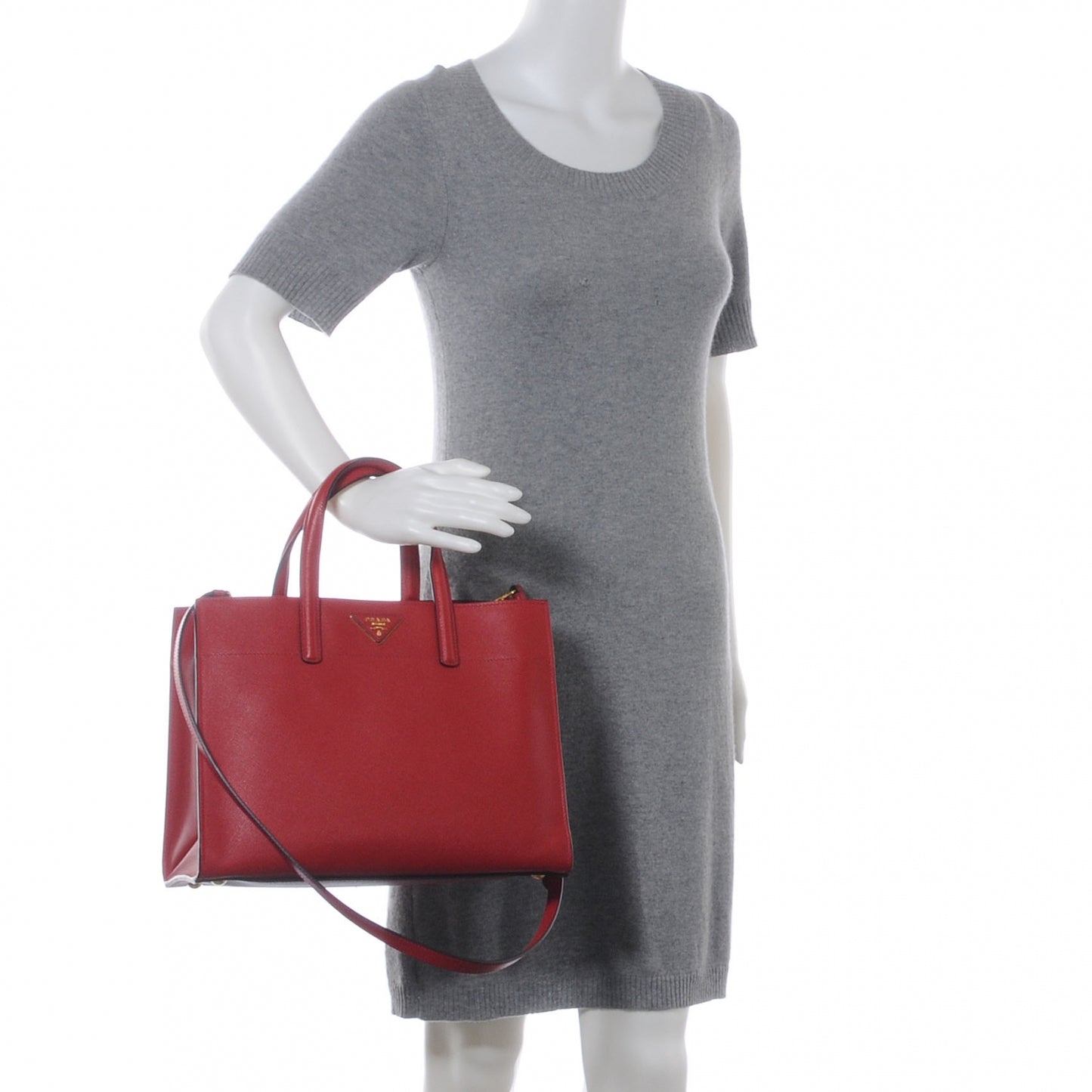 Saffiano Soft Tote Fuoco