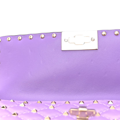 Valentino Garavani Nappa Medium Rockstud Spike Shoulder Bag Glicine 10 of 11