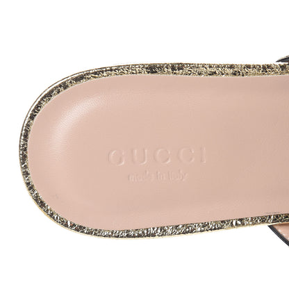 Gucci Galassia Womens GG Marmont Fringe Slippers 37.5 Platino 5 of 11