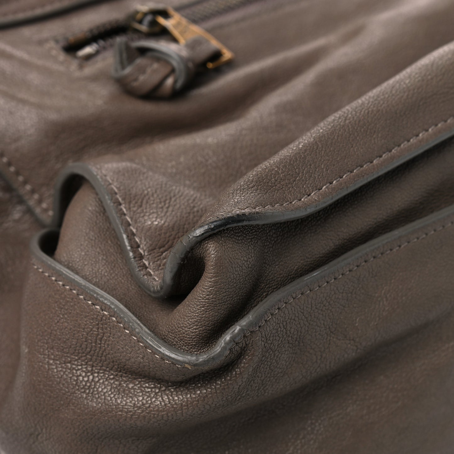 Lambskin Medium PS1 Satchel Smoke