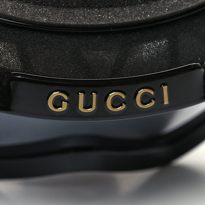 Gucci Shiny Acetate Interlocking G Ski Goggles GG1210S Black 5 of 6