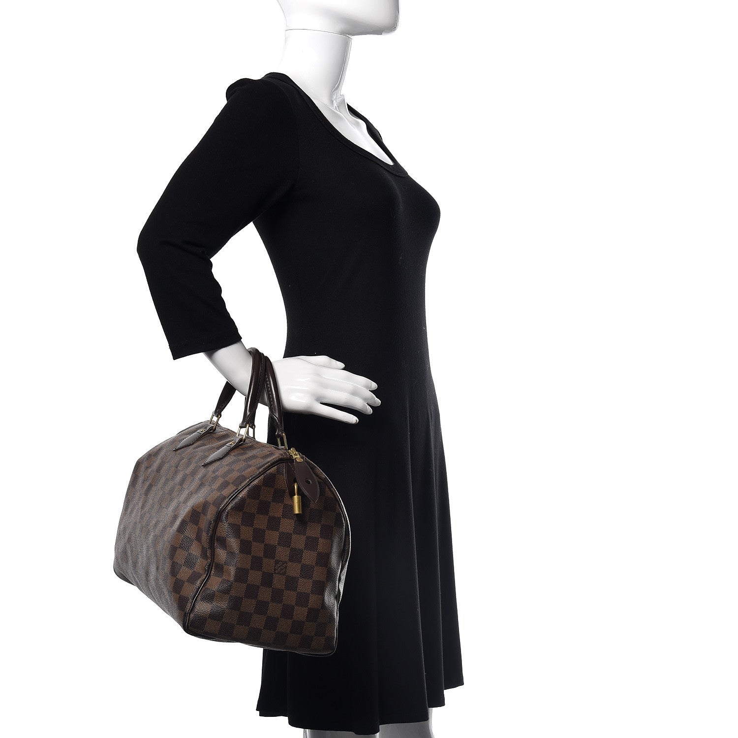 Louis Vuitton Damier Ebene Speedy 35 2 of 21