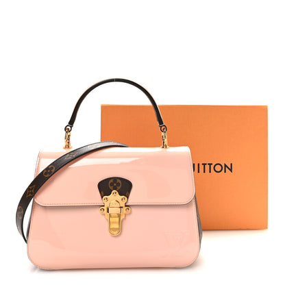 Louis Vuitton Patent Calfskin Monogram Cherrywood PM Rose Ballerine 11 of 11