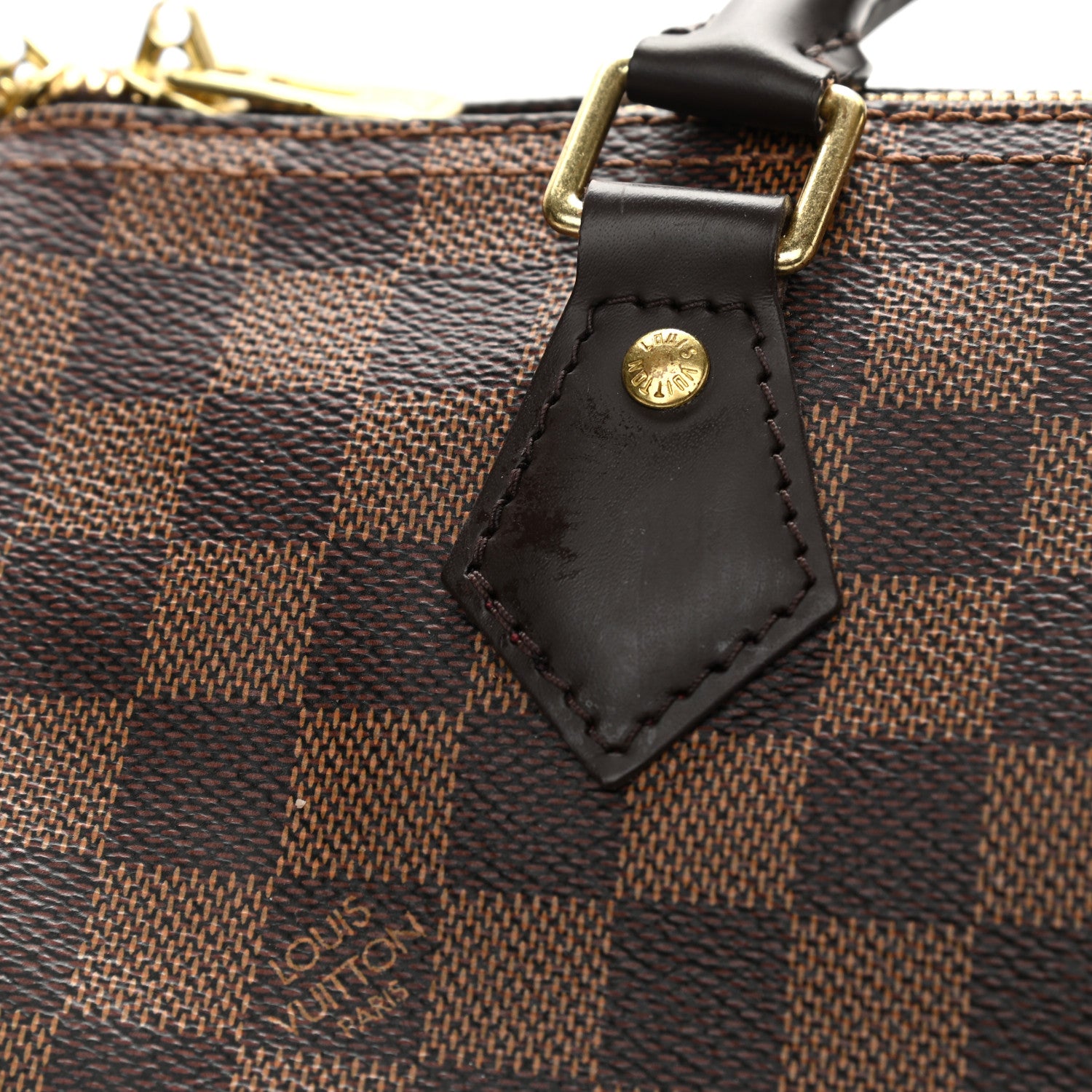 Louis Vuitton Damier Ebene Speedy Bandouliere 30 9 of 11
