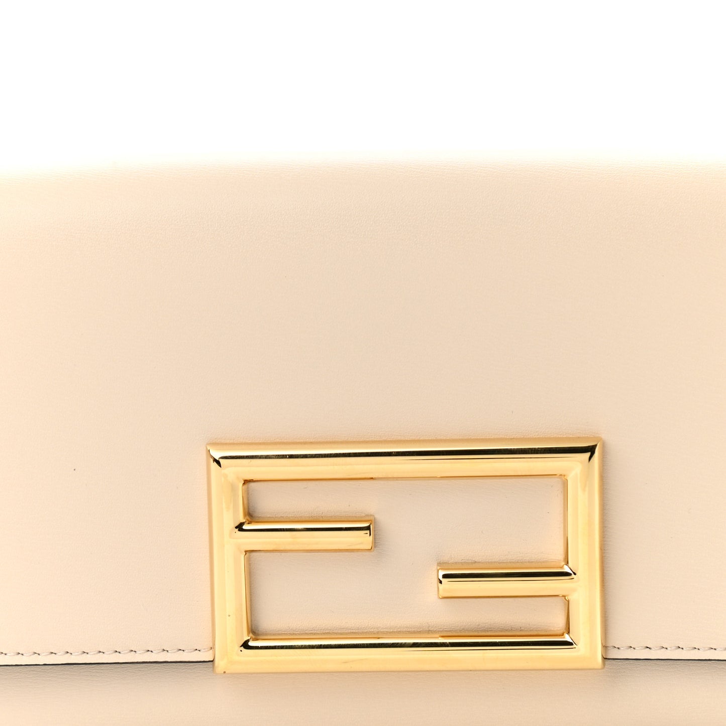 Vitello Palmellato Wallet on Chain with Pouches Camelia