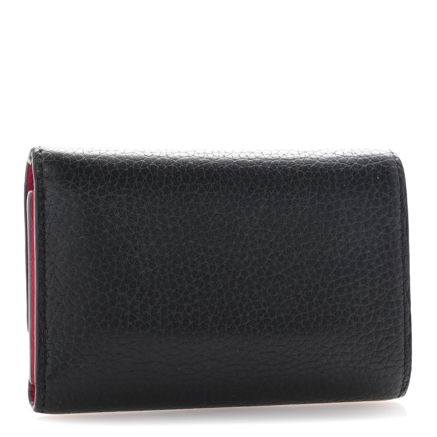 Taurillon Capucines Compact Wallet Black