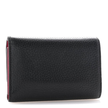 Louis Vuitton Taurillon Capucines Compact Wallet Black 3 of 13