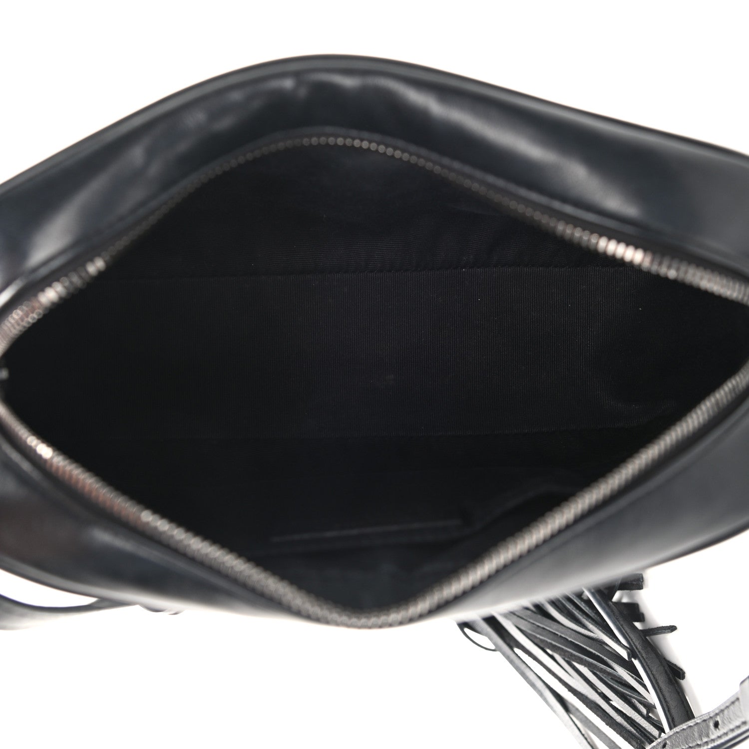 Saint Laurent Calfskin Matelasse Monogram Lou Camera Bag Black 5 of 10