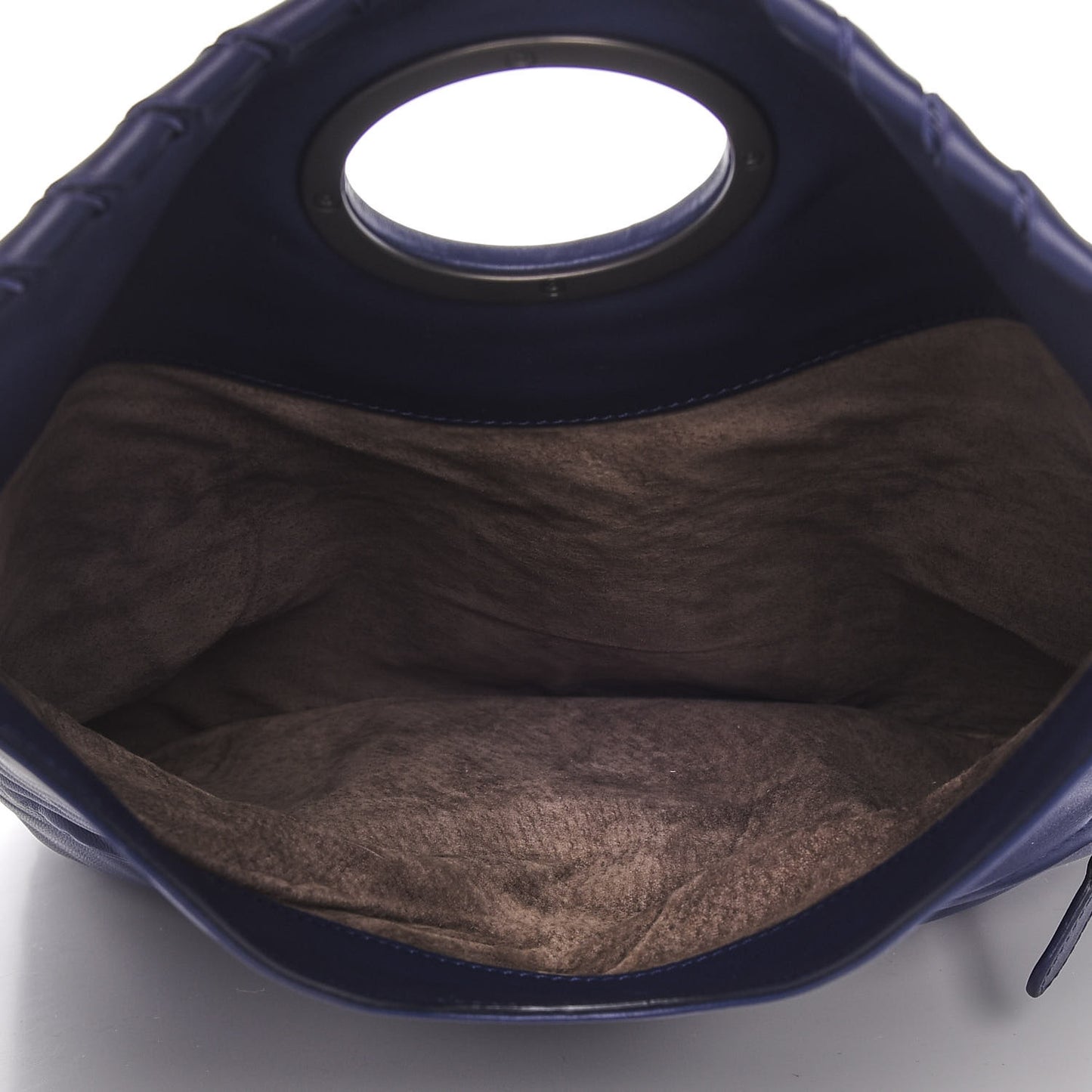 Nappa Intrecciato Turnlock Clutch Atlantic