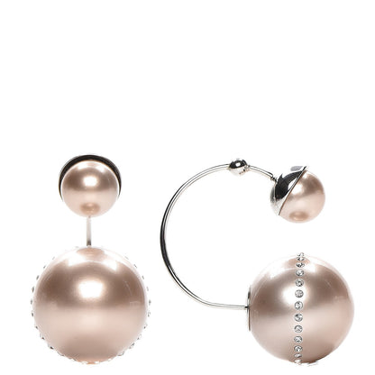 Christian Dior Crystal Pearl Ultradior Earrings Cream 1 of 4