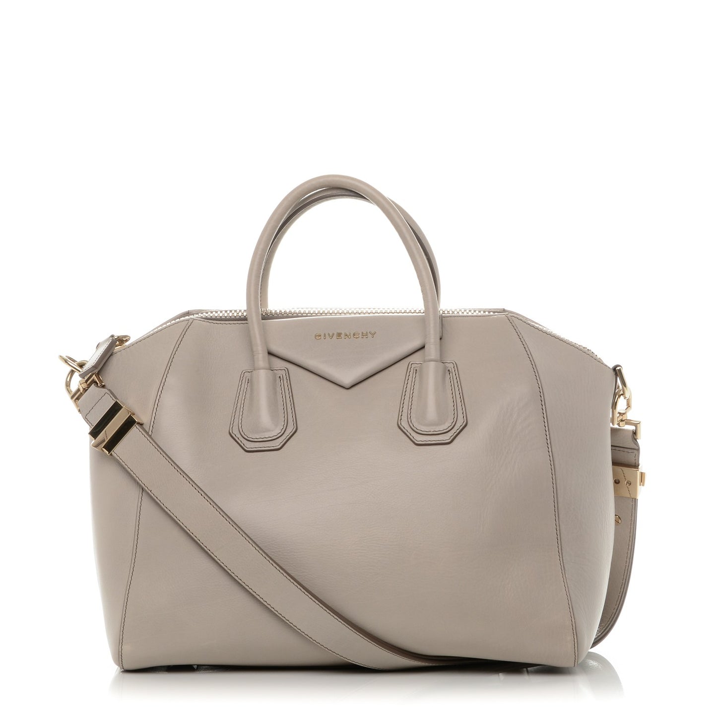 Smooth Calfskin Medium Antigona Grey