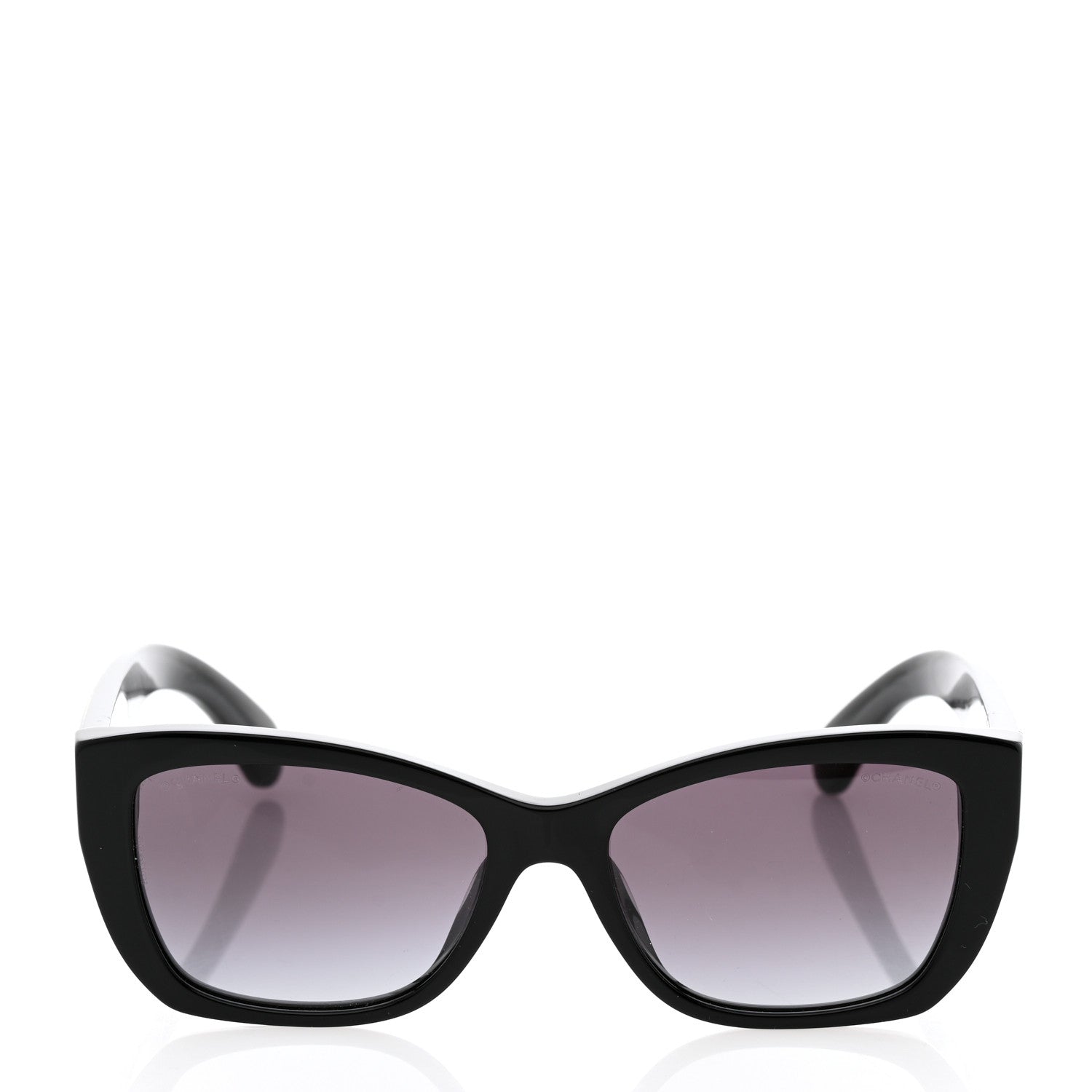 Chanel Acetate Metal Butterfly Sunglasses 71553A Black 2 of 8