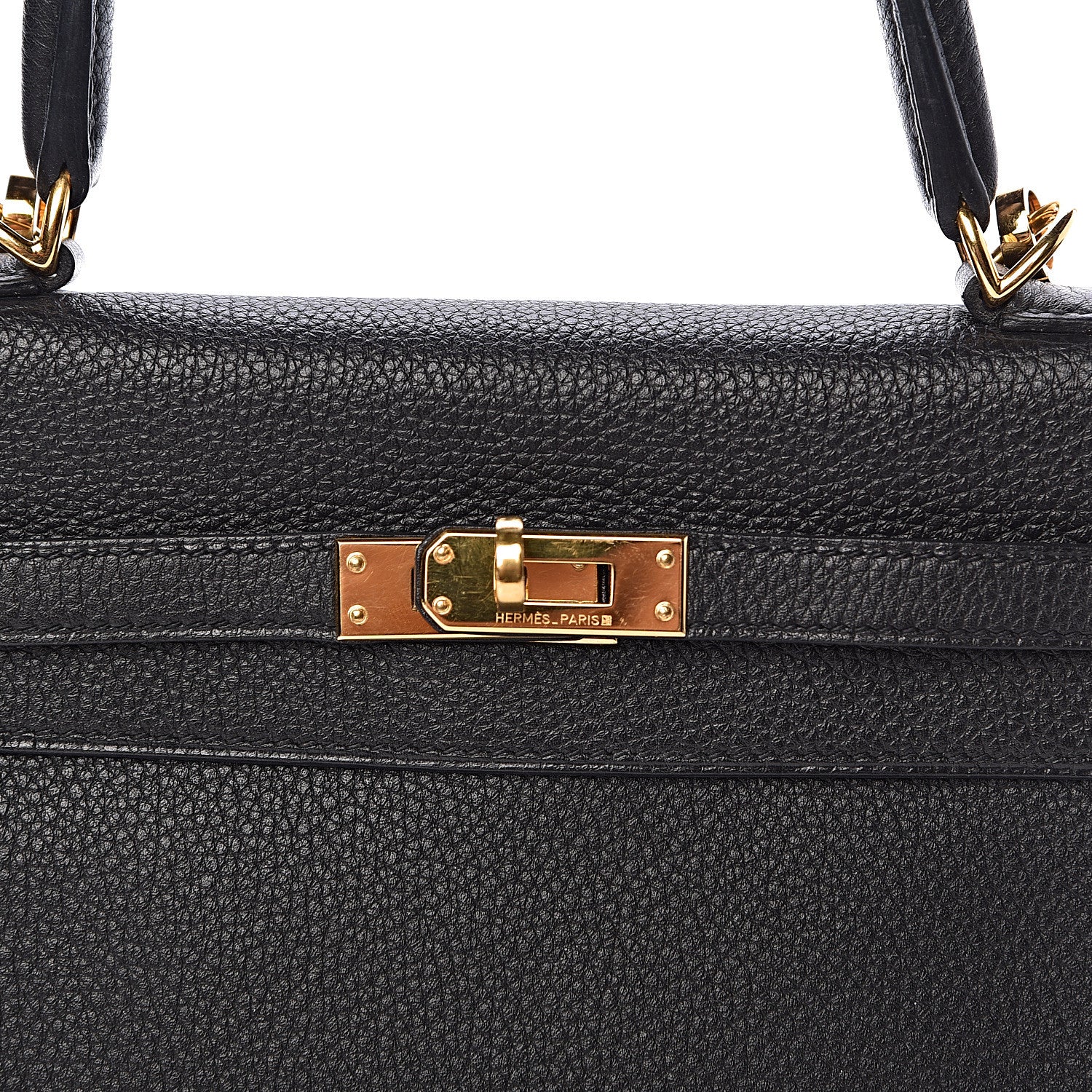 Hermes Togo Kelly Retourne 25 Black 33 of 33
